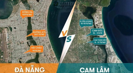 Đất nền Vị trí Đầm Thủy Triều, Cam Lâm