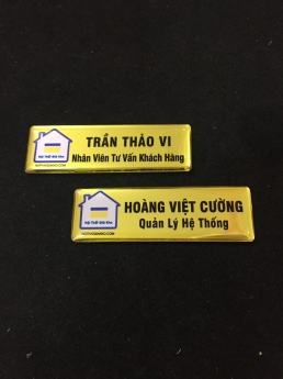 Pin cài áo, bảng tên nhân viên giá rẻ