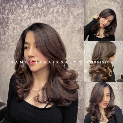 Top Salon Uốn Xoăn Sóng Lơi Tóc Dài Mái Mưa Đẹp Giá Rẻ Hoài Đức - Nam Đô Hair Salon