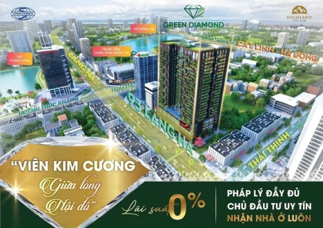 MỞ BÁN CHUNG CƯ CAO CẤP GREEN DIAMOND 93 LÁNG HẠ- HÀ NỘI.