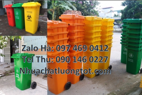 thùng đựng rác 240l nắp hở, Thùng rác 60l nắp bập bênh, Thùng rác 80l đơn, Thùng rác 120l giá