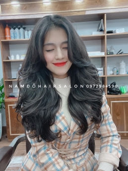 Uốn Sóng Lơi, Địa Chỉ Cắt Tỉa Tóc Dài Layer Đẹp Uy Tín Giá Rẻ Hoài Đức - Nam Đỗ Hair Salon