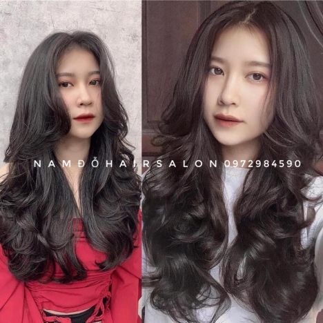 Top Salon Uốn Xoăn Sóng Nước Tóc Dài Layer Đẹp Giá Rẻ Hoài Đức - Nam Đỗ Hair Salon