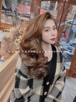 Uốn Sóng Nước,Địa Chỉ Cắt Tỉa Tóc Dài Layer Đẹp Uy Tín Giá Rẻ Hoài Đức - Nam Đỗ Hair Salon