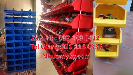 thùng nhựa đựng phụ tùng, Khay linh kiện giá rẻ Kệ nhựa đựng ốc vít Khay nhựa đựng bulon. Kệ đựng