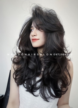 Top Salon Uốn Xoăn Sóng Lọn To Tóc Dài Layer Đẹp Uy Tín Giá Rẻ Hoài Đức - Nam Đỗ Hair Salon