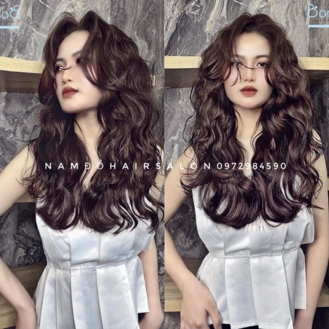 Uốn Sóng Lơi, Địa Chỉ Cắt Tỉa Tóc Dài Đẹp Uy Tín Giá Rẻ Hoài Đức - Nam Đỗ Hair Salon