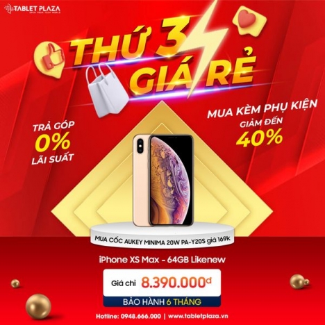 Hàng loạt táo xịn cực nhiều ưu đãi siêu hot tại Tablet Plaza