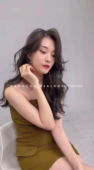 Uốn Sóng Nước,Địa Chỉ Cắt Tỉa Tóc Dài Layer Đẹp Uy Tín Giá Rẻ Hoài Đức - Nam Đỗ Hair Salon