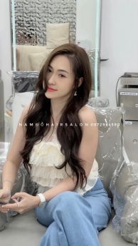 Uốn Sóng,Địa Chỉ Cắt Tỉa Tóc Dài Layer Đẹp Giá Rẻ Hoài Đức - Nam Đỗ Hair Salon