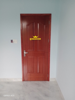 Cửa hdf veneer tại Dĩ an - Bình Dương - Cửa gỗ Kingdoor