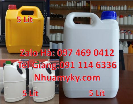 Can 2l đựng nước xả vải, can 0.5l đựng phân bón Can 0.5l vuông đựng thuốc trừ muỗi Can 1l vuông, C