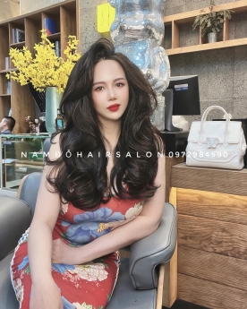 Uốn Sóng,Địa Chỉ Cắt Tỉa Tóc Dài Layer Đẹp Giá Rẻ Hoài Đức - Nam Đỗ Hair Salon
