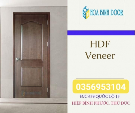 Cửa gỗ công nghiệp HDF Veneer mới nhất tại Bình Thạnh
