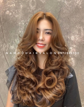 Top Salon Uốn Xoăn Sóng Nước Tóc Dài Layer Đẹp Giá Rẻ Hoài Đức - Nam Đỗ Hair Salon