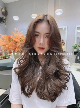 Uốn Sóng Nước, Địa Chỉ Cắt Tỉa Tóc Dài Layer Đẹp Giá Rẻ Hoài Đức - Nam Đỗ Hair Salon