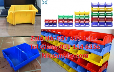 thùng nhựa đựng phụ tùng, Khay linh kiện giá rẻ Kệ nhựa đựng ốc vít Khay nhựa đựng bulon. Kệ đựng