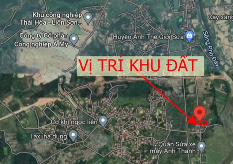 Bán 120m2 đất nền KCN Khu công nghiệp Thái Hòa - Liễn Sơn - Liên Hòa, Lập Thạch, Vĩnh Phúc
