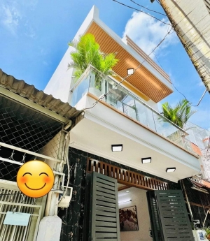 Bán nhà mới Phường 12, Gò Vấp, sát chợ Tân Sơn, 4mx11.2m