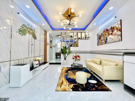 Bán nhà mới Phường 12, Gò Vấp, sát chợ Tân Sơn, 4mx11.2m