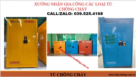Xưởng nhận gia công các loại tủ chống cháy