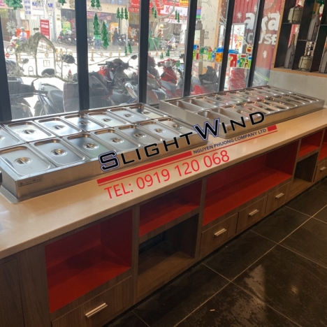 Quầy line lạnh buffet rau củ slightwind 14,18,và 20 khây