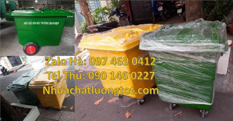 xe thu gom rác 1000L 4 bánh đúc, xe thu gom rác 3 bánh lớn, Xe thu gom rác 660 lít bánh nhỏ, nơi bán