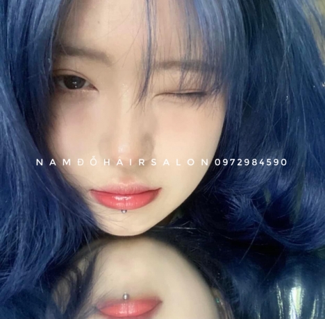 Top Salon Nhuộm Màu Tóc Xanh Dương Đẹp Uy Tín Giá Rẻ Hoài Đức - Nam Đỗ Hair Salon