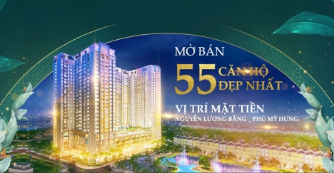 Mỏ bán căn hộ mặt tiền Nguyễn Lương Bằng giá chỉ từ 1.8 tỷ căn 2PN