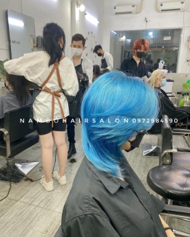 Top Salon Nhuộm Màu Xanh Bule Đẹp Giá Rẻ Hoài Đức - Nam Đỗ Hair Salon