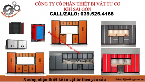 Xưởng nhận thiết kế tủ vật tư theo yêu cầu