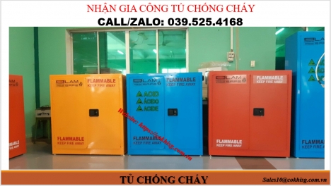 NHẬN GIA CÔNG TỦ CHỐNG CHÁY