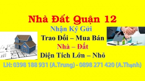 chính chủ cần bán lô đất 1 sẹc tx48 quận 12 đường trước đất 8m