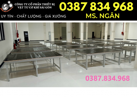 Thi Công Bàn Nguội Thao Tác Cơ Khí Theo Yêu Cầu