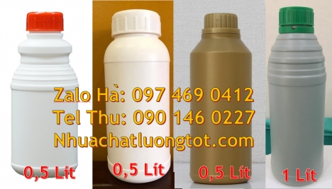 Chai nhựa 250 ml đựng phân bón, chai nhựa giá sỉ Chai 0.5l giá rẻ, địa chỉ bán chai chai 50 ml, Chai