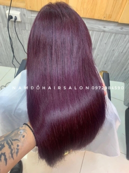 Top Salon Nhuộm Màu Tím Ánh Đỏ Đẹp Giá Rẻ Hoài Đức - Nam Đỗ Hair Salon