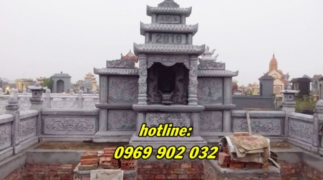 Hình Ảnh Lăng Cánh Ba Mái Bằng Đá Tại Vĩnh Bảo Hải Phòng
