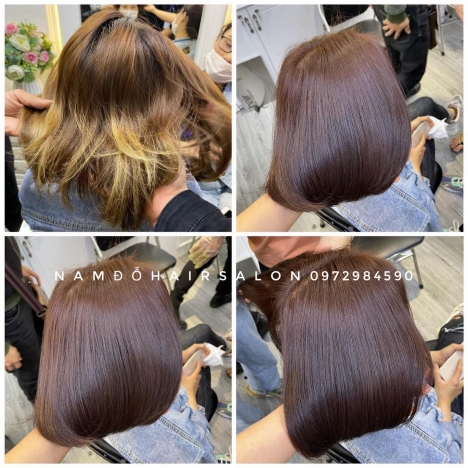 Top Salon Nhuộm Tóc Màu Nâu Đỏ Đẹp Giá Rẻ Hoài Đức - Nam Đỗ Hair Salon
