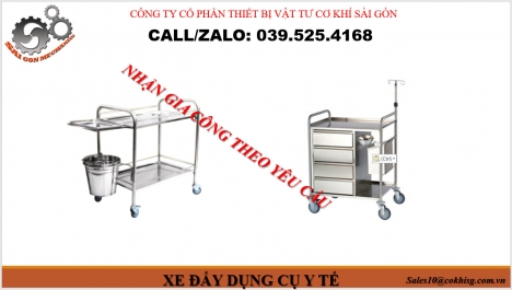 XE ĐẨY DỤNG CỤ Y TẾ