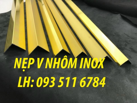 Nẹp góc tường V nhôm Nẹp Inox V Nẹp chỉ vách tường