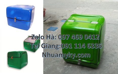 Thùng chở hàng giá rẻ, Thùng ship hàng Giá thùng nhựa giao hàng Thùng giữ nhiệt xe máy thùng chở