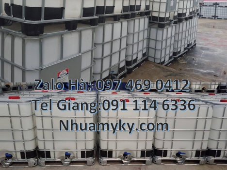 Bồn nhựa IBC 1000 lít, thùng nhựa ibc cũ, tank 1000 lít mới, bồn nhựa ibc 1000 lít, thùng nhựa vuông