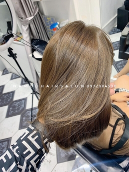 Top Saon Nhuộm Màu  Nâu Tím Đẹp Giá Rẻ Hoài Đức - Nam Đỗ Hair Salon