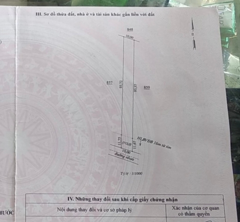 Nhựa 32m .dt 10x100 . dân cư đông.
-kcn sắp mở.an khương   hớn quản. Giá cần bán liền5x