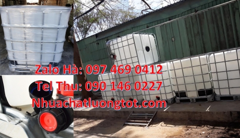 Thùng đựng hóa chất 1000 lít, Tank nhựa 1000L bồn ibc Bồn 1000L, Thùng 1000l, bồn nhựa 1000l, Thùn