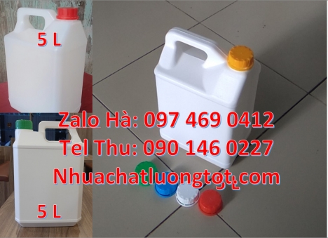Can nhựa 10 lít đựng dung môi, Can 1 l hdpe đựng hóa chất. Can 5l đựng axit, can 4l vòi nhấn đựng ph