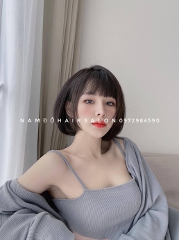 Top Salon Uốn Cụp Tóc Ngang Vuông Tầng Thấp Đẹp Giá Rẻ Hoài Đức- Nam Đỗ Hair Salon