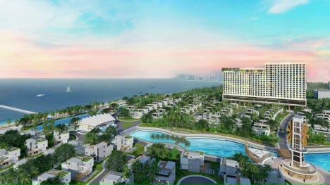 Căn hộ nghỉ dưỡng sát biển tiêu chuẩn 5* bàn giao full nội thất tại quần thể nghỉ dưỡng The Maris