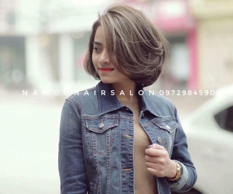 Top Salon Uốn Cụp Tóc Ngang Vuông Mái Bay Đẹp Giá Rẻ Hoài Đức - Nam Đỗ Hair Salon
