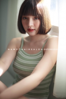Tóc Salon Uốn Cụp Tóc Ngắn Mái Lệch Đẹp Giá Rẻ Hoài Đức - Nam Đỗ Hair Salon